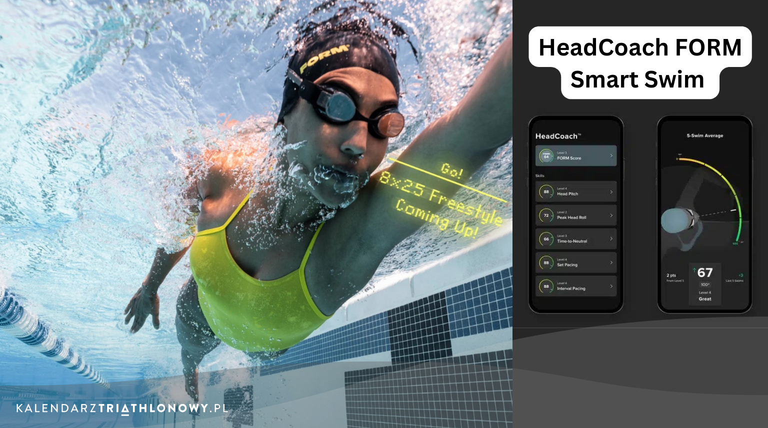 HeadCoach Form Smart Swim Googles