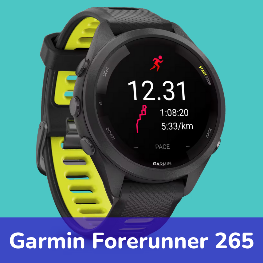 Garmin Forerunner 265 popluarne zegarki do triathlonu