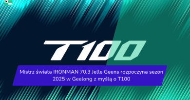 Mistrz świata IRONMAN 70.3 Jelle Geens rozpoczyna sezon 2025 w Geelong z myślą o T100