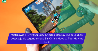 Mistrzowie IRONMAN Lucy Charles-Barclay i Sam Laidlow dołączają do legendarnego Sir Chrisa Hoya w Tour de 4 na Zwift