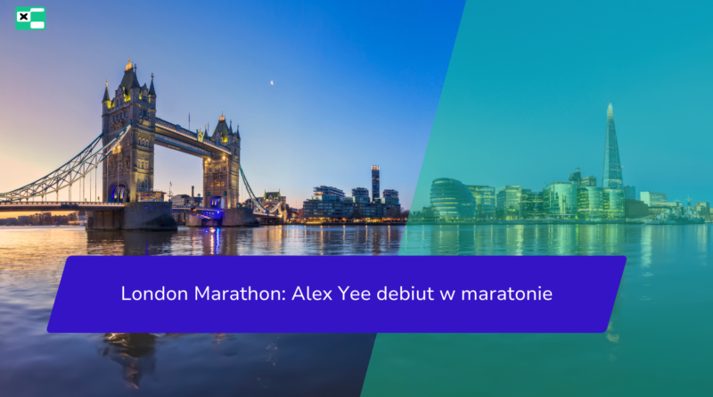 London Marathon: Alex Yee debiut w maratonie