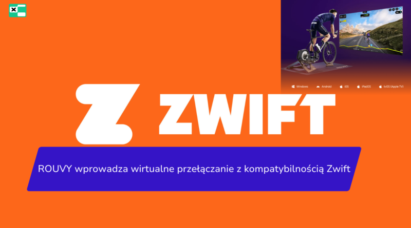 ROUVY wprowadza wirtualne przełączanie z kompatybilnością Zwift