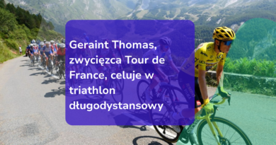 Geraint Thomas, zwycięzca Tour de France, celuje w triathlon długodystansowy