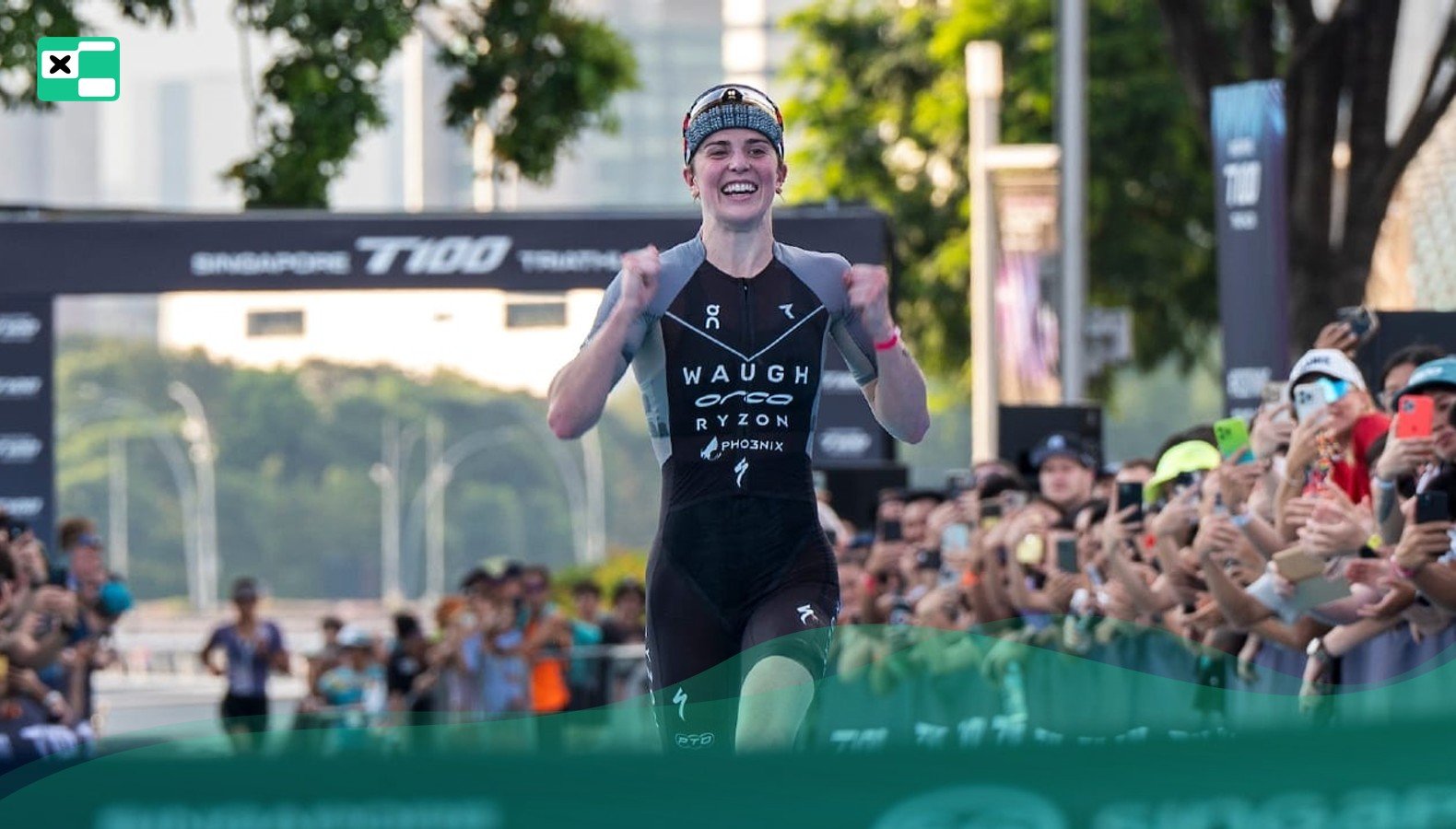 Kate Waugh: Triumf w serii T100 Triathlon