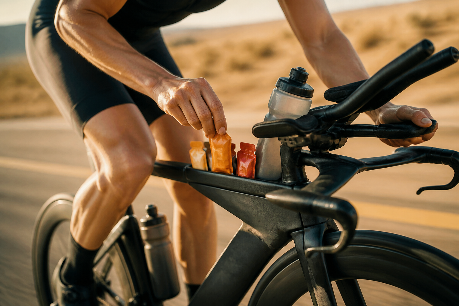Tankowanie weglowodanow na rowerze w triathlonie