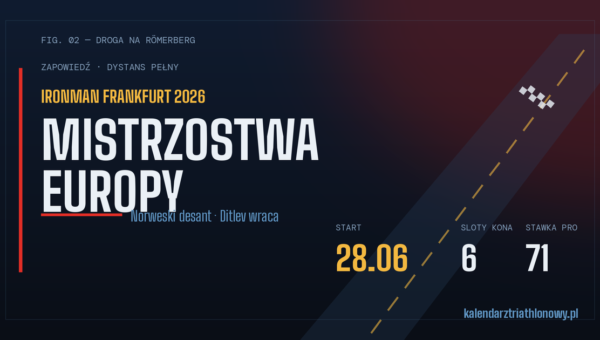 IRONMAN Frankfurt 2026 — mistrzostwa Europy: norweski duet kontra Magnus Ditlev, sześć slotów na Kona