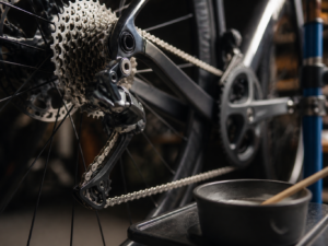 Woskowanie łańcucha roweru — czysty napęd