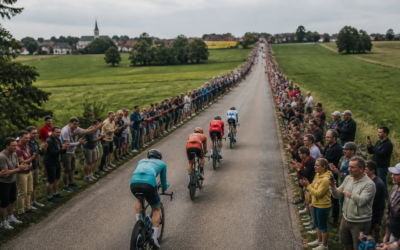 Challenge Roth 2026 – zapowiedź: peleton triathlonistów na płaskiej trasie w szpalerze kibiców
