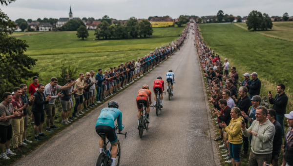 Challenge Roth 2026 – zapowiedź: peleton triathlonistów na płaskiej trasie w szpalerze kibiców