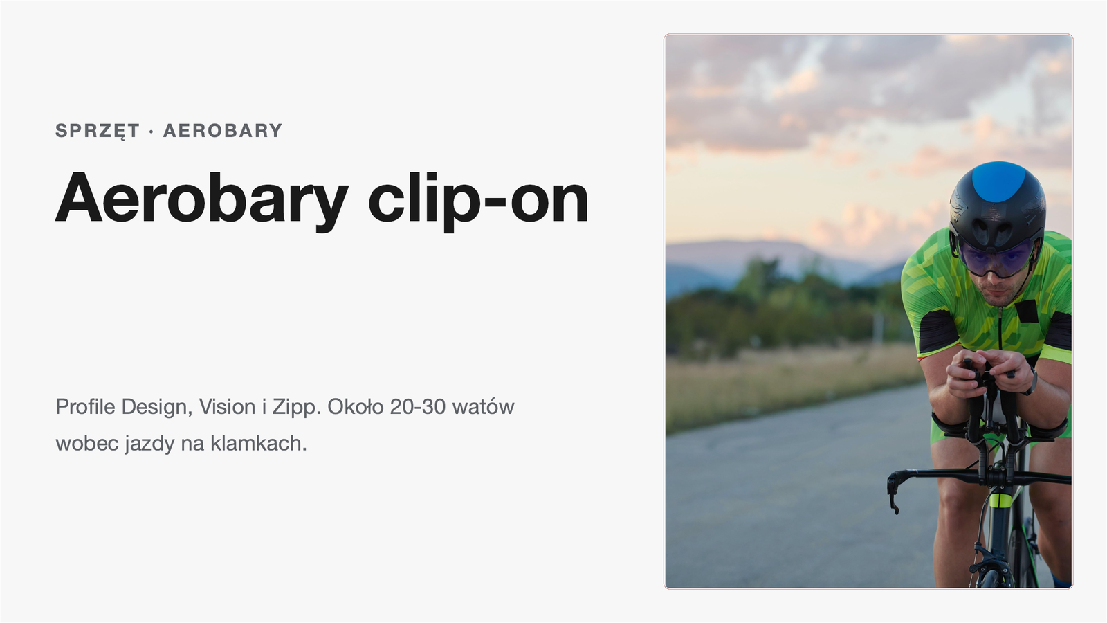 Aerobary clip-on 2026: Profile Design, Vision i Zipp