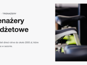 Rower osadzony na trenazerze direct-drive