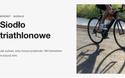 Rower szosowy z boku, widoczne siodlo i rama