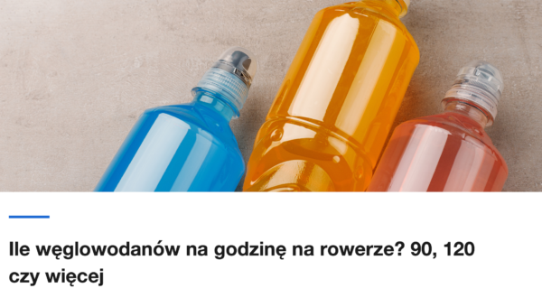 Trzy bidony z napojami izotonicznymi