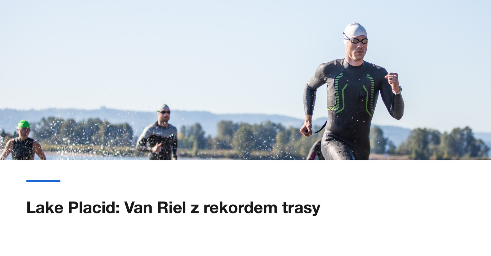IRONMAN Lake Placid: Van Riel z rekordem trasy