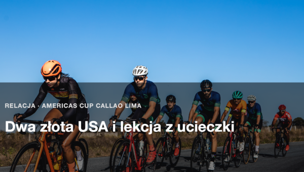 Grupa kolarzy na szosie w slonecznym dniu