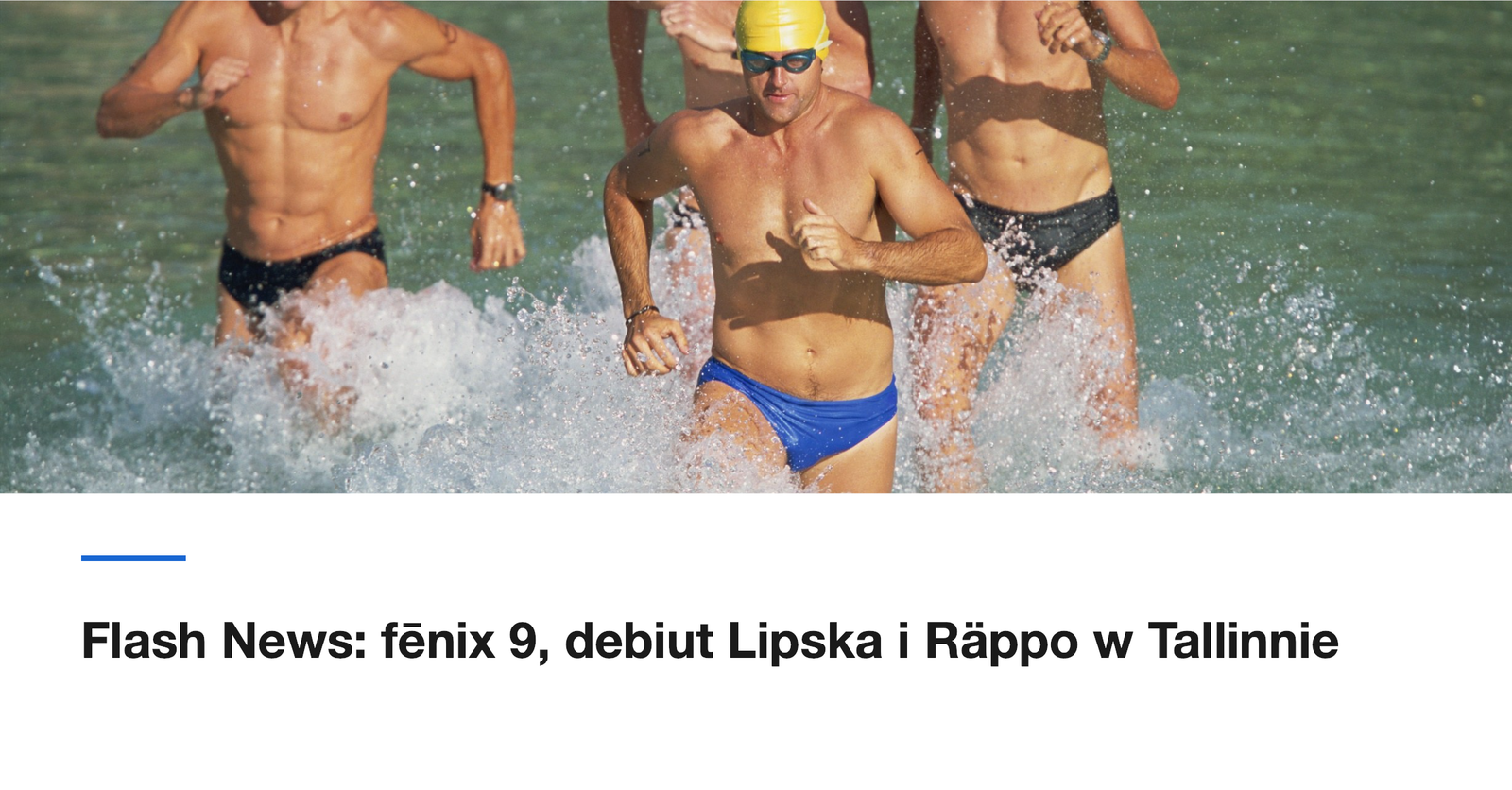 Flash News: fēnix 9, Frodeno na UTMB i tytuł Wołos