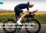 Canyon Speedmax CFR 2026 – triathlonistka na nowym rowerze TT w polu słoneczników, napis: Rekord świata bez premiery