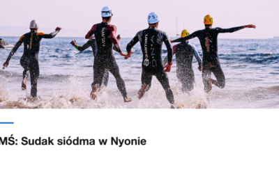 AMŚ w triathlonie 2026: Zuzanna Sudak siódma w Nyonie