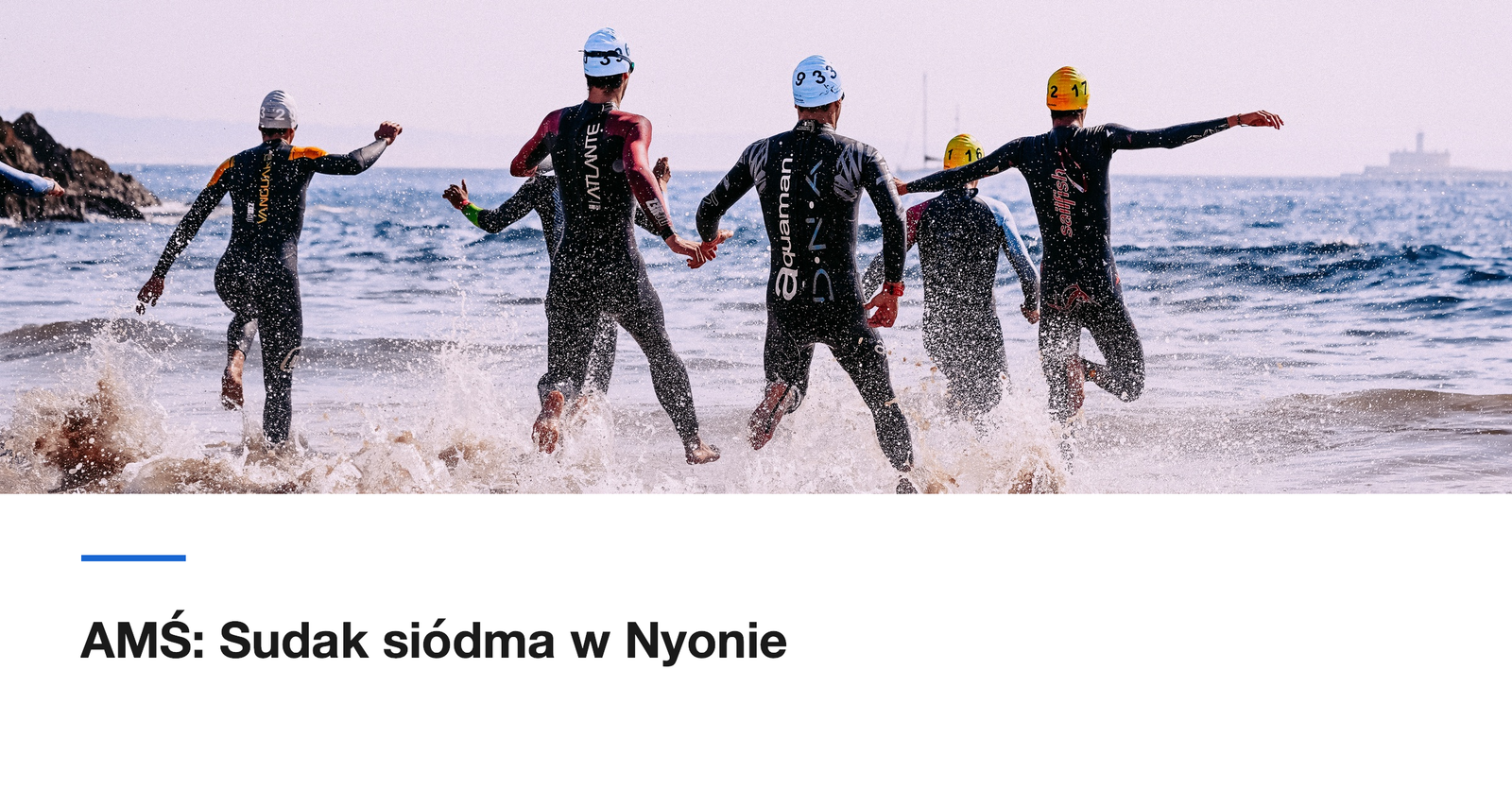 AMŚ w triathlonie: Sudak siódma, sztafeta zdyskwalifikowana