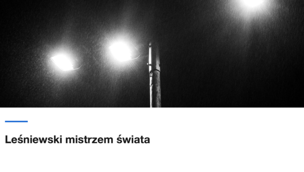 Majkel Leśniewski mistrzem świata w potrójnym ultra triathlonie