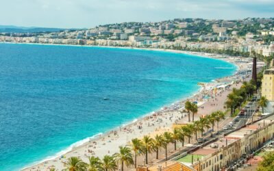 Promenade des Anglais i Zatoka Aniołów w Nicei
