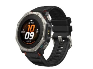 Zegarek Amazfit T-Rex Dual Solar z tytanową ramką