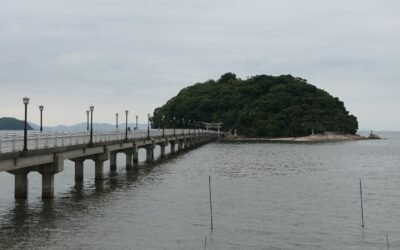Wyspa Takeshima w zatoce Gamagōri