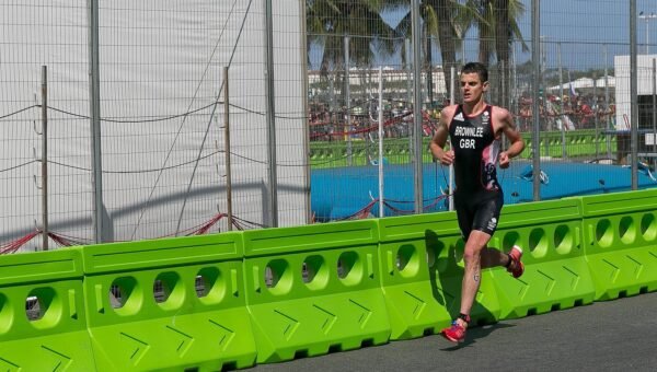 Jonny Brownlee na trasie biegowej igrzysk w Rio 2016
