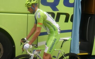 Sylwester Szmyd na trasie Tour de France