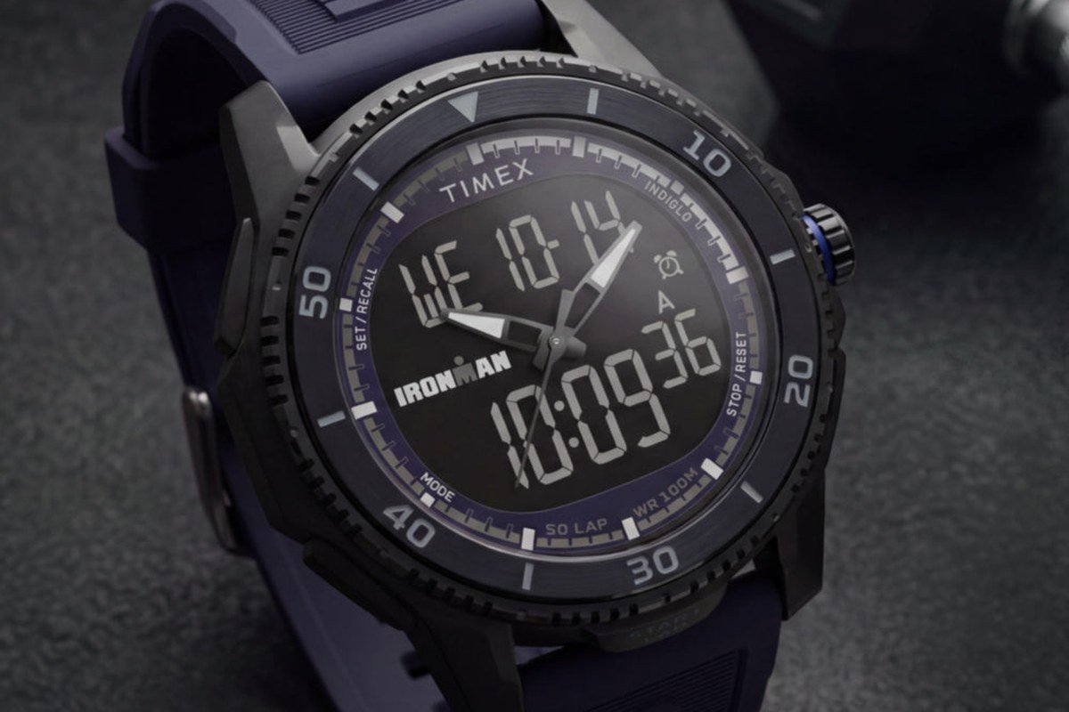 Timex Ironman Adrenaline 2026 w wersji czarno-granatowej