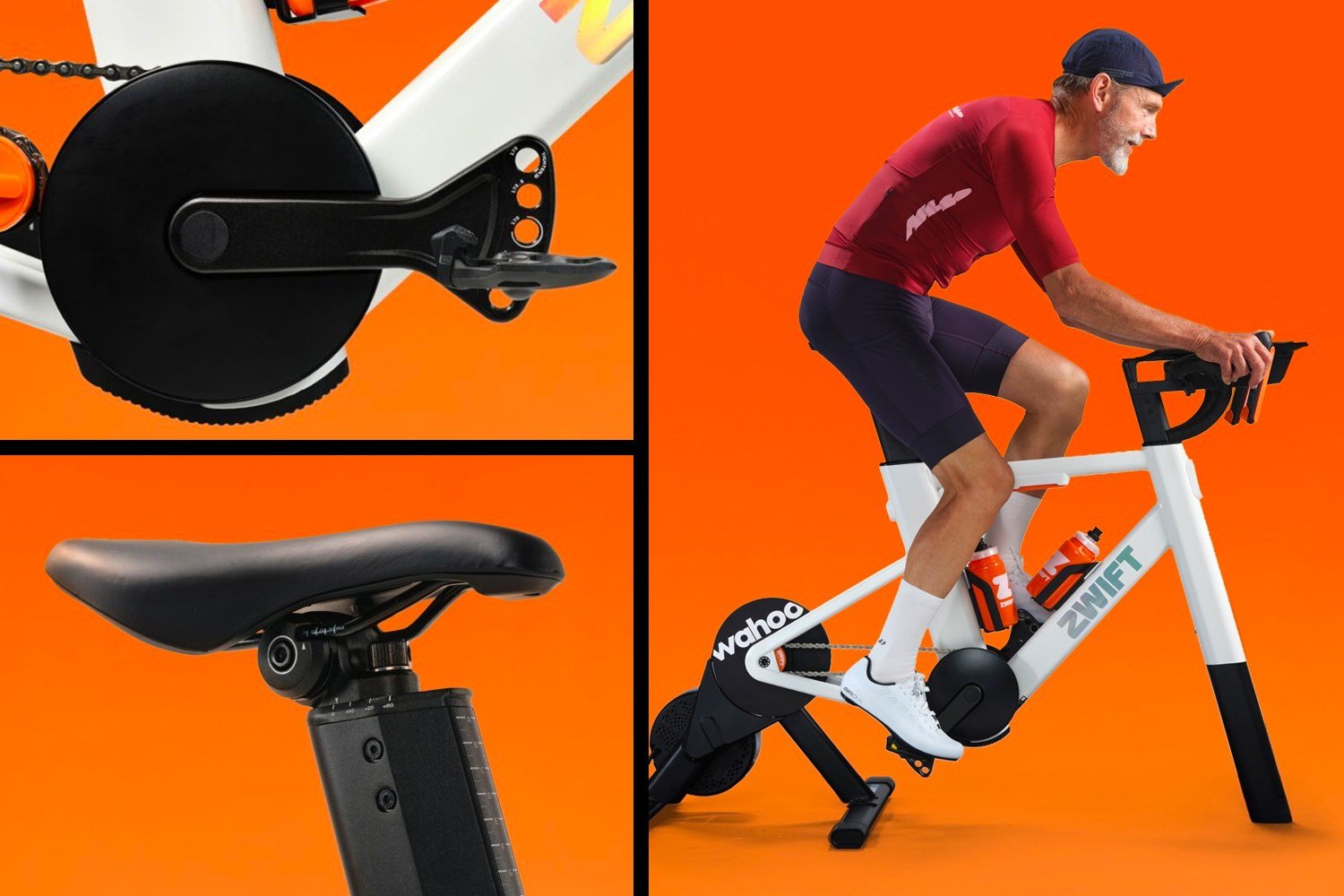 Nowe korby i sztyca w Zwift Ride V2