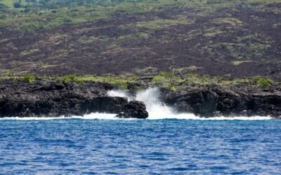 Wybrzeze Big Island na Hawajach